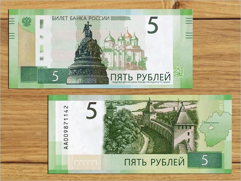 Новые российские деньги: смена дизайна