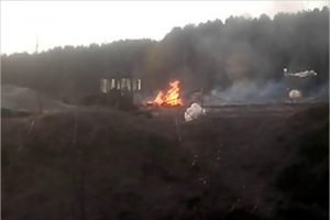 В Жуковке вновь горит мусорный полигон. Теперь уже новый