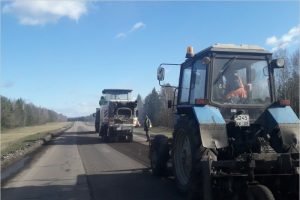 Трубчевские дорожники завершили ремонт участка автотрассы на подъезде к райцентру