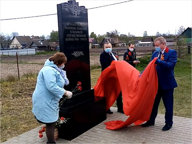 Монумент памяти павших появился в жуковском посёлке через 75 лет после войны