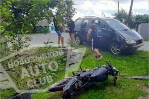 В Новозыбкове получил травмы головы подросток-мотоциклист