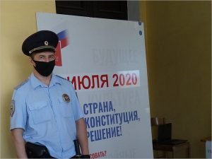 За порядком на общероссийском голосовании в Брянской области следили 3,5 тыс. полицейских