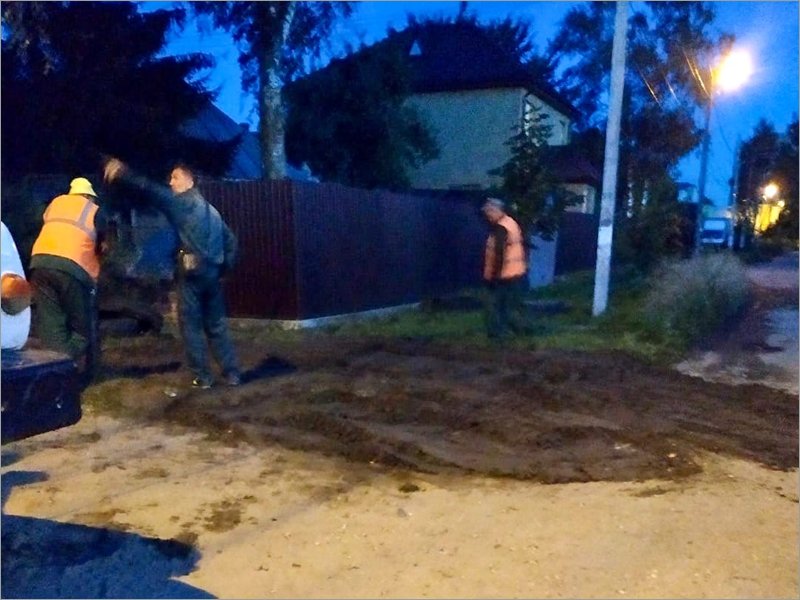 Больше суток сорок домов в Брянске из-за аварии были без воды