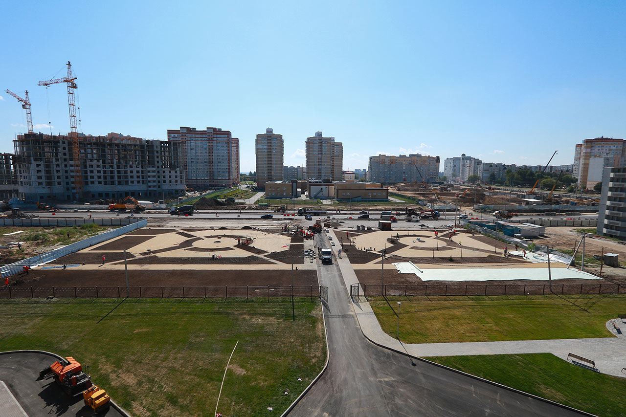 В Брянске на старом аэропорту заложен сквер площадь 2,5 тысяч кв. метров