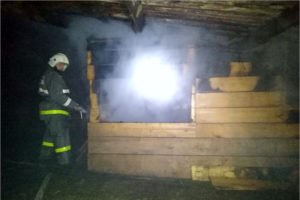 В почепской деревне в сгоревшем сарае погиб мужчина