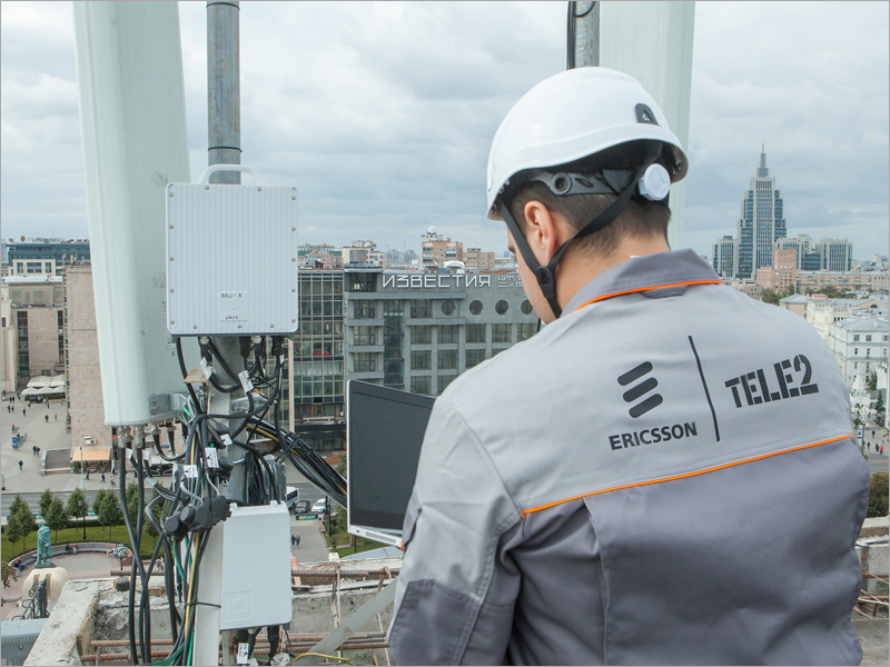 Компания Tele2 установила 25 000 новейших базовых станций Ericsson