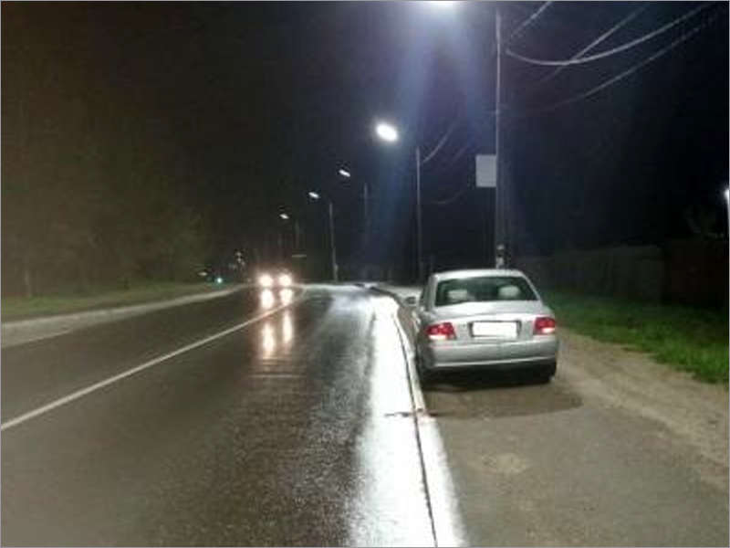 В Брянске женщина-водитель задавила бесцельно слонявшегося по дороге пешехода