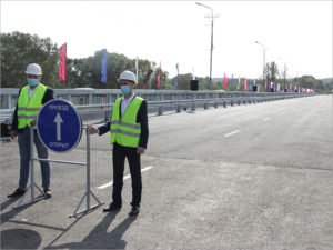 В Брянске открыто движение по новому Литейному мосту. В одну сторону