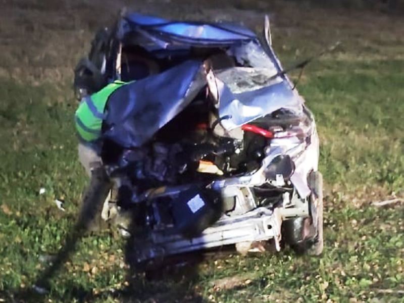 Пьяный водитель на трассе «Брянск-Орёл» разбился сам и едва не покалечил семью в другой машине