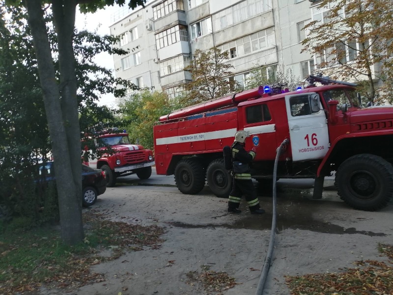 В Новозыбкове мужчина погиб при пожаре в своей квартире
