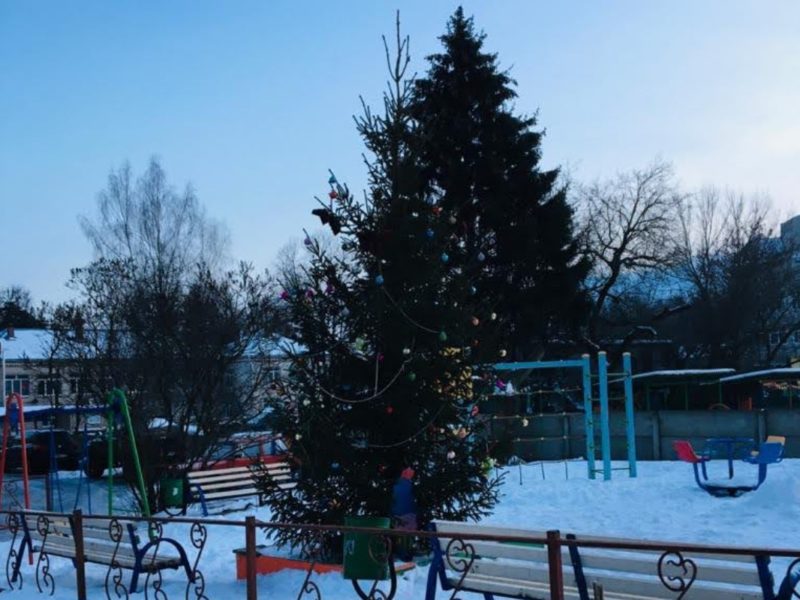 В центре Брянска объявили конкурс на лучшее новогоднее оформление дворов