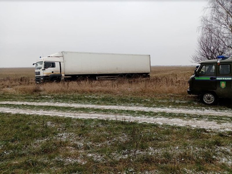 Брянские пограничники тормознули на границе фуру нелегального мяса из Белоруссии