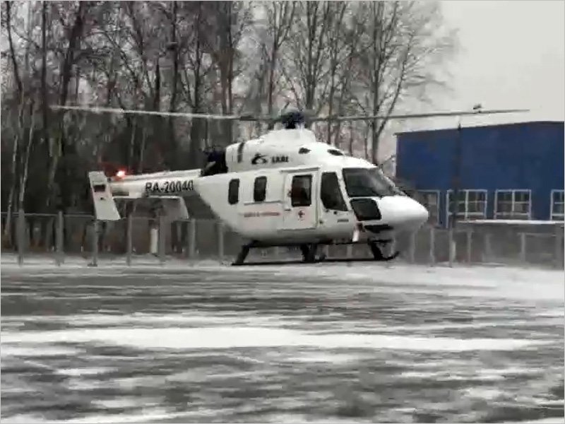 Брянский вертолёт санавиации совершил первый рейс по прямому назначению