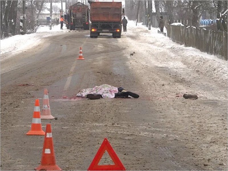 В Брянской области мужчина бросился под «КамАЗ» и погиб