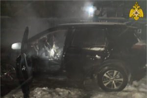 В Брянске ночью неизвестные сожгли автомобиль директора телеканала «Городской»
