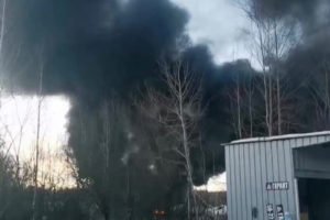 За несанкционированную свалку ТБО в Володарке после пожара взялась прокуратура