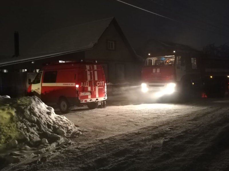 В ночном пожаре в Советском районе погиб пожилой мужчина
