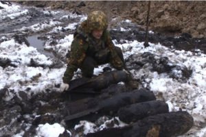На стройплощадке в Брянске найдено почти два десятка авиабомб за один день