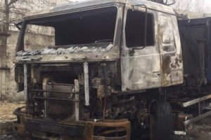 В Брянске разыскиваются свидетели поджога грузовика