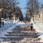 Улицы Брянска откапывают от снега
