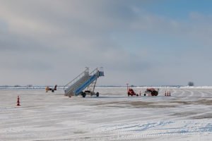 Из-за сильного снега задержаны рейсы из Краснодара и Казани