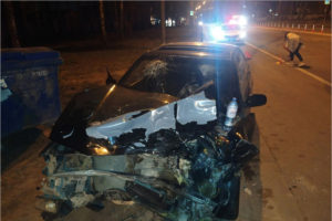 В столкновении двух Subaru под Брянском  разбил лицо пассажир одной из них