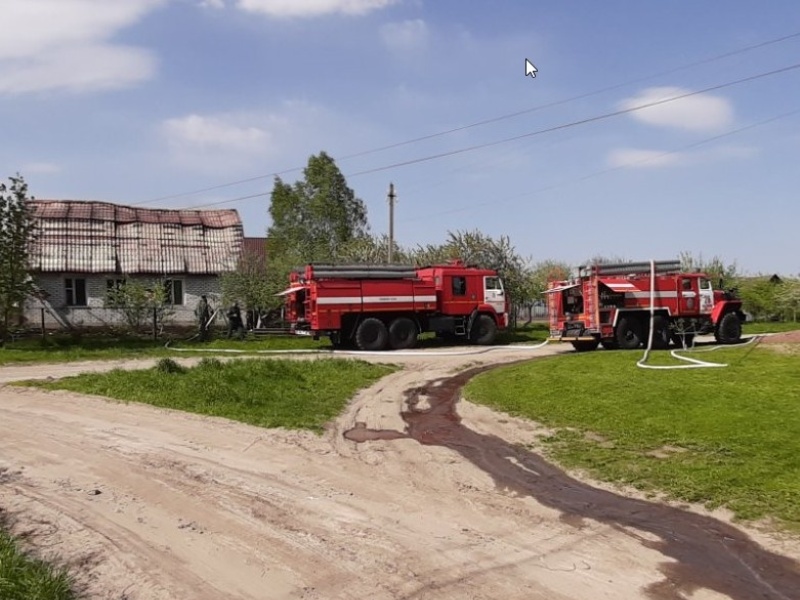 Выгоничские пожарные больше часа тушили жилой дом