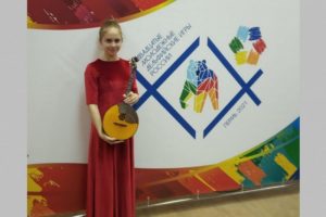 Брянская юная домристка стала дипломантом XX Дельфийских игр