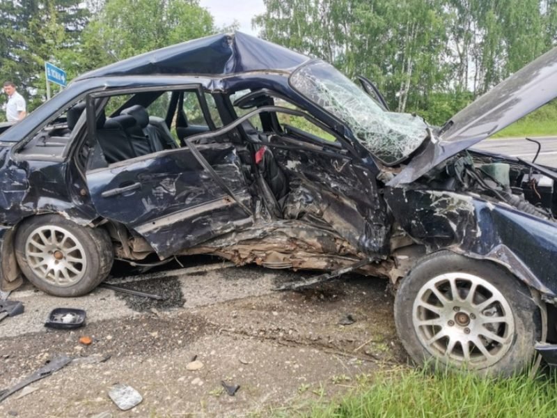 В ДТП под Климово Брянской области погиб водитель, двое его детей госпитализированы
