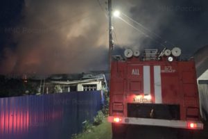 В жуковском посёлке сгорел дом, жертв нет