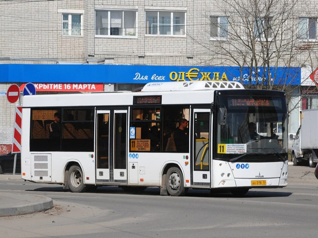В Брянске скорректировали утреннее расписание автобуса №11 от бульвара Щорса