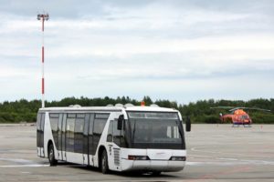 Брянский аэропорт закупил два перронных автобуса. Из Домодедово