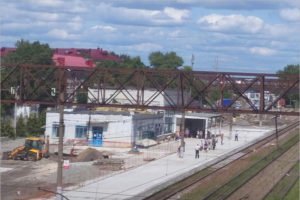 На вокзале Брянск-Льговский полным ходом идёт ремонт «главной» платформы