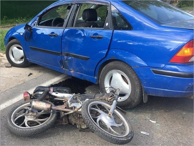 За две недели на брянских дорогах в мото-ДТП погибли пять человек