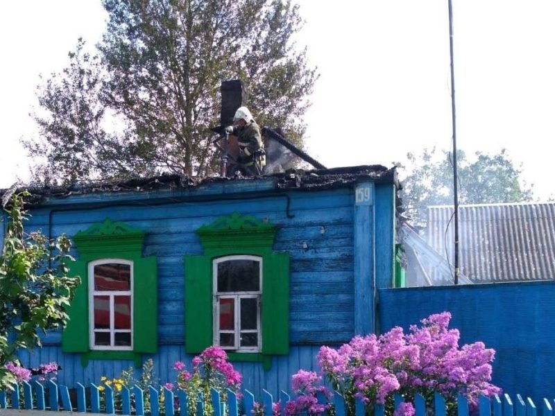 При пожаре в селе Климовского района погибла 81-летняя женщина