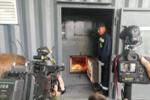 В Брянской области сожгли тонну кокаина. В присутствии губернатора