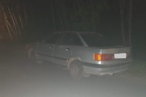 В Климовском районе полиция сняла с Audi пьяную малолетку