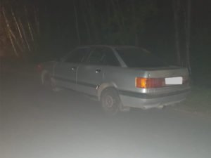 В Климовском районе полиция сняла с Audi пьяную малолетку