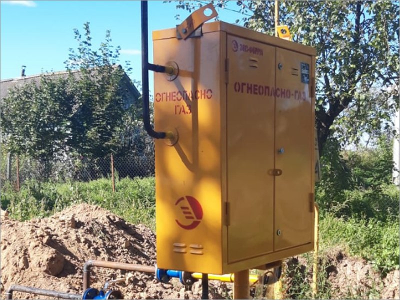 В брянском посёлке Шведчики произведена замена 19 пунктов редуцирования газа