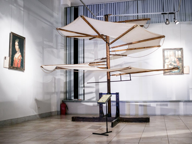 В Брянском краеведческом музее открылись «Механизмы Леонардо да Винчи»