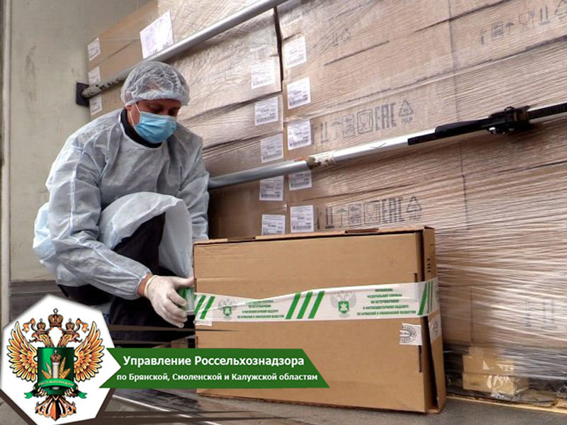 В Брянской области на границе за «нерабочие дни» пропустили более 24 тонн продуктового импорта