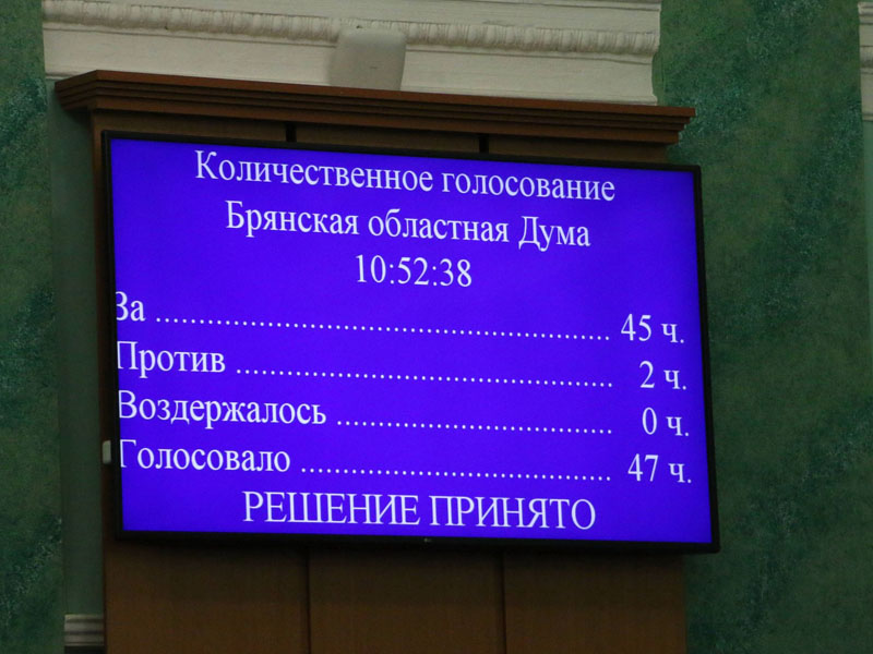 Брянская облдума приняла «социальный», но дефицитный бюджет-2022