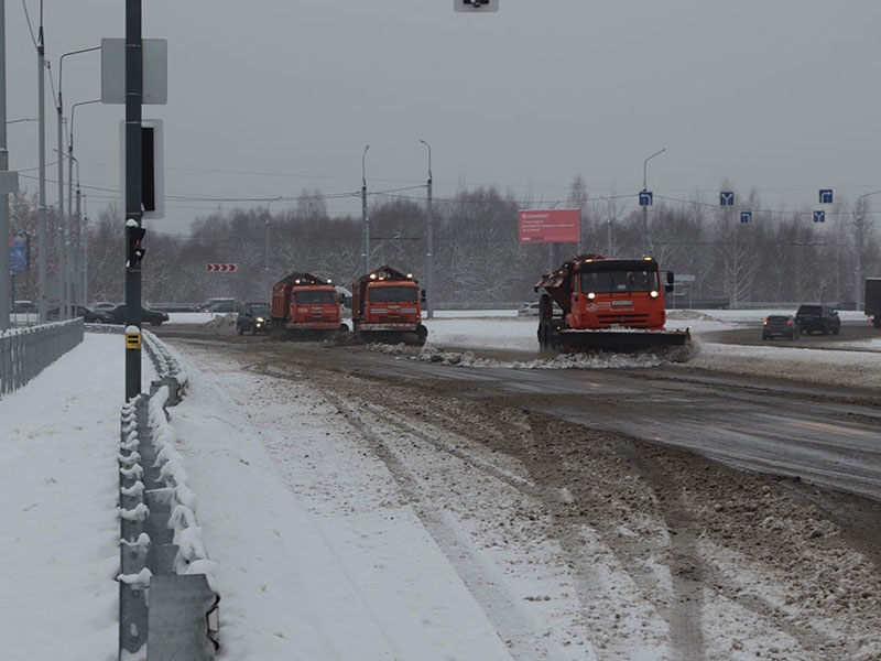С улиц Брянска вывезли уже более 500 тонн снега