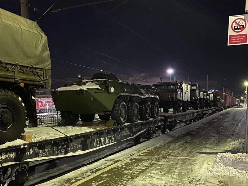 Через Брянск к месту назначения проходят участники «Союзной решимости»