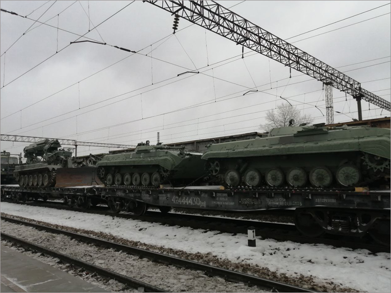 Соцсети сообщают о переброске танков в Брянскую область
