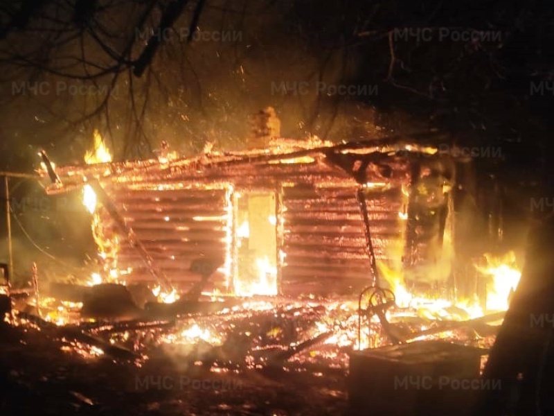 В дятьковском Сельцо огонь уничтожил жилой дом