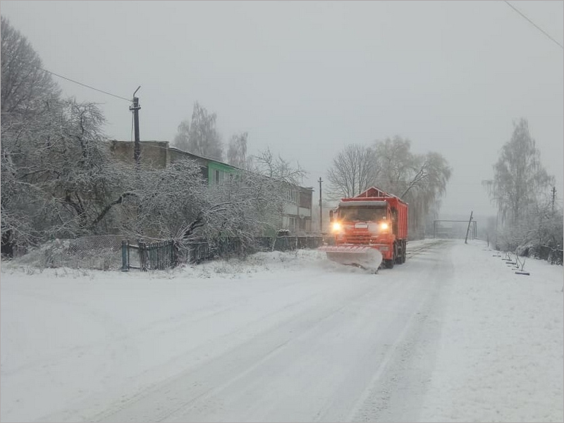 Навлинская прокуратура обнаружила снежные валы, мешающие пешеходам и пассажирам. К концу зимы