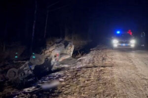 В ночном ДТП-«перевертыше» под Новозыбковом погиб водитель