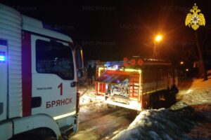 В ночном пожаре в Брянске погибла пожилая женщина