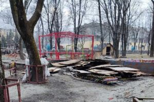 Ремонт брянского парка «Юность» начался с демонтажа